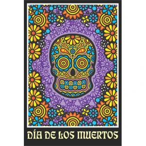 Day of the Dead - Dia De Los Muertos by Charlie Hardwick Poster - 24" x 36"