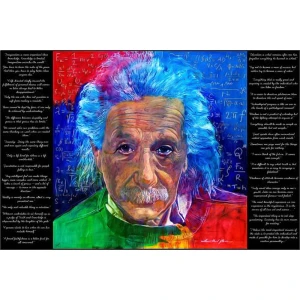 As Quoted By Einstein Poster By David Lloyd Glover - 36" x 24"
