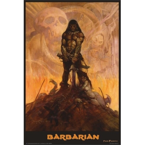 Barbarian - by Frank Frazetta - Poster - 24" x 36"