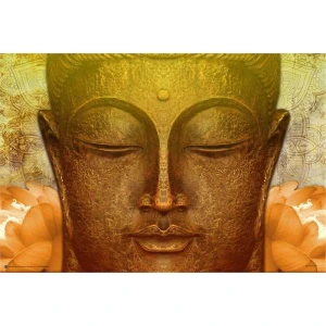 Buddha Gold Poster - 36" x 24"