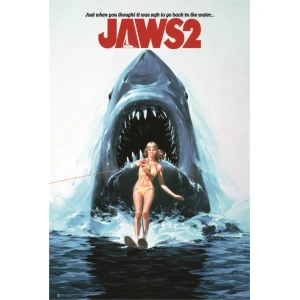 Jaws 2 One Sheet Movie Poster - 24" x 36"