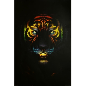 Tiger Non-Flocked Blacklight Poster 24" x 36"
