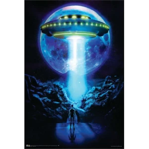 Space Road by Jonathan Gay Non-Flocked Blacklight Poster 24" x 36"