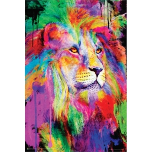 Rainbow King by Aimee Stewart Non-Flocked Blacklight Poster 24" x 36"