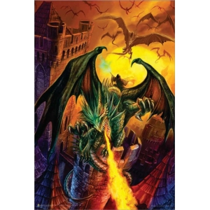 Count Velspar by Dragon Chronicles Non-Flocked Blacklight Poster 24" x 36"