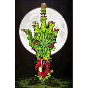 From the Dead Non-Flocked Blacklight Poster - 24" x 36"