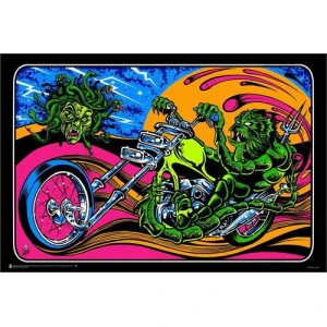 Getting Stoned by Dirty Donny Non-Flocked Blacklight Poster - 36" x 24"