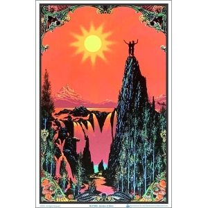 Garden of Eden Flocked Blacklight Poster - 23" x 35"