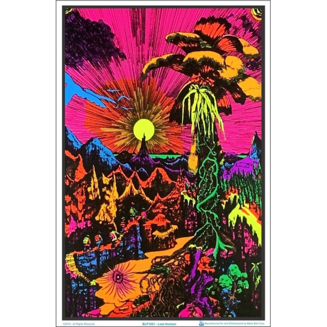 Lost Horizon Black Light Poster image