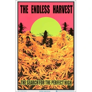 Endless Harvest Flocked Blacklight Poster - 23" x 35"