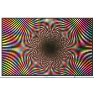 Cosmic Fantasy Flocked Blacklight Poster - 35" x 23"