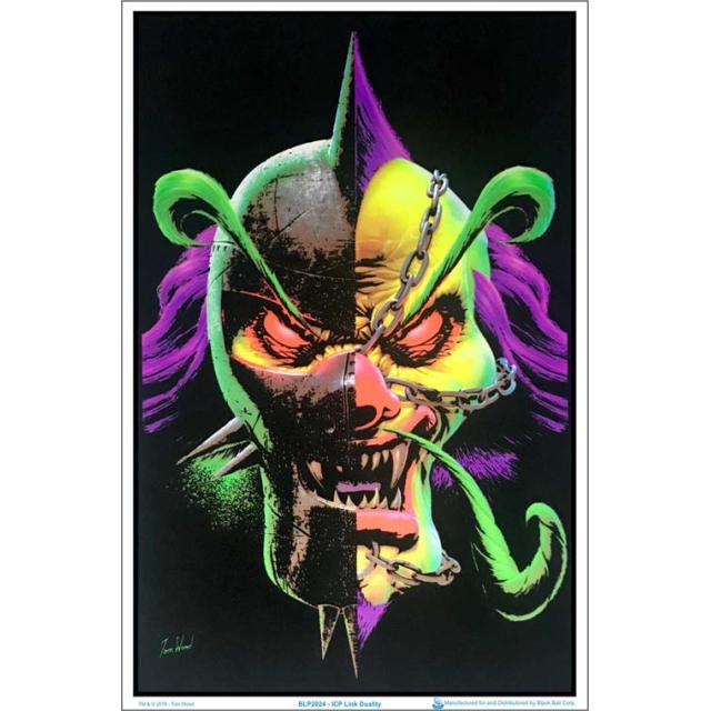 ICP Link Duality Black Light Poster Image