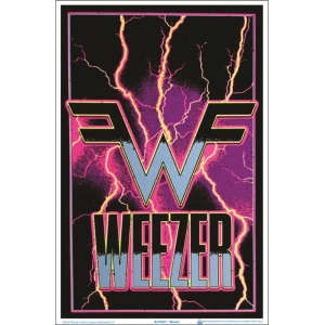 Weezer - Electric - Flocked Blacklight Poster 23" x 35"