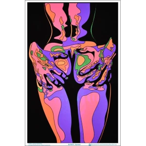 Squeeze by Audrey Herbertson Flocked Blacklight Poster - 23" x 35"