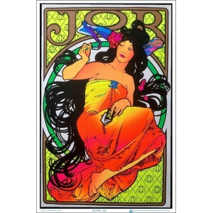 JOB Flocked Blacklight Poster 23" x 35"