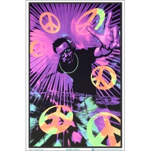 DJ Peace Black Light Poster