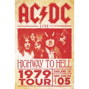 AC/DC Concert Poster - 36" x 24"