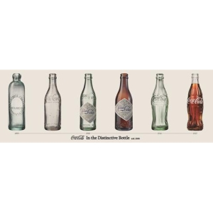Coca-Cola Evolution Slim Print Poster 36" x 12"