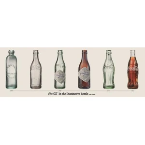 Coca-Cola Evolution Slim Print Poster 36" x 12"