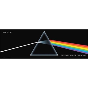 Pink Floyd Dark Side of the Moon Slim Print Poster - 36" x 12"