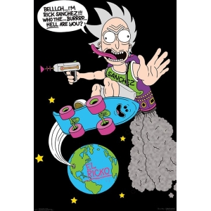 Rick And Morty - Greeting Poster - 22.375" x 34"