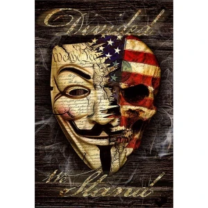 Divided We Stand Poster by Daveed Benito - 24" x 36"