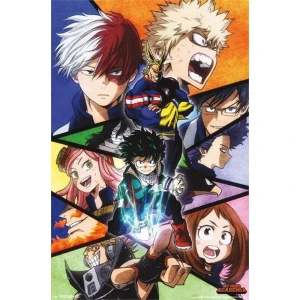 My Hero Academia - Faces Poster 22.375" x 34"