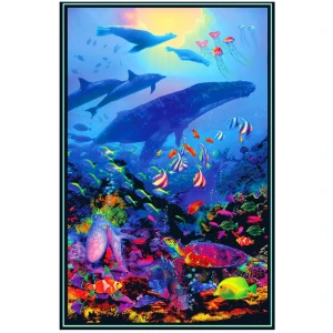 Oceanic - Non-flocked Blacklight Poster 24" x 36"