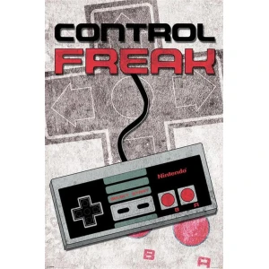 Nintendo - Control Freak Poster - 24" x 36"