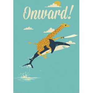 Onward By Jay Fleck Poster - 24" x 36"