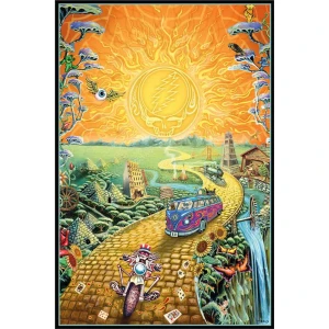 Grateful Dead Golden Road Poster - 24" x 36"