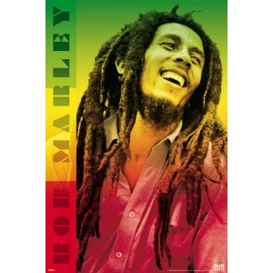 Bob Marley Colors Poster - 24" x 36"