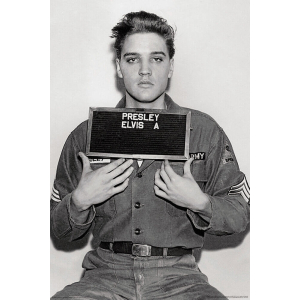 Elvis Presley Enlisted Poster - 24" x 36"
