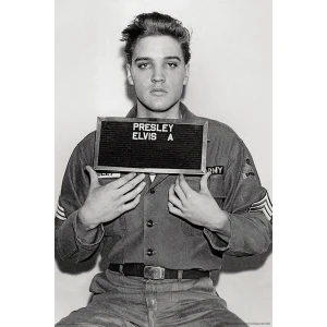 Elvis Presley Enlisted Poster - 24" x 36"