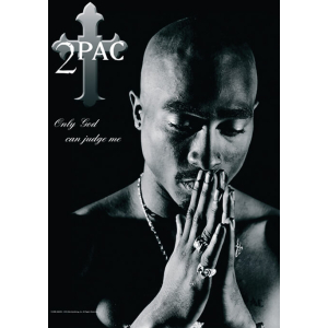 2Pac/Tupac - Only God Fabric Poster - 30" x 40"