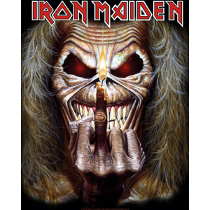 Iron Maiden Finger Fabric Poster - 30" x 40"
