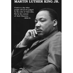 Martin Luther King - Character Poster - 24" x 36"