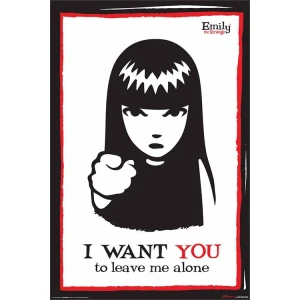 Emily the Strange Poster - 24" x 36"