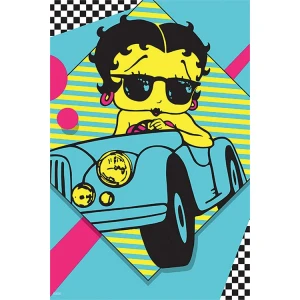 Betty Boop - New Wave Car Poster 24" x 36"