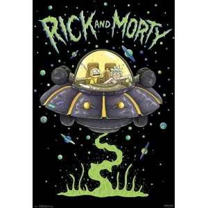 Rick And Morty - Ship - 22.375" x 34"