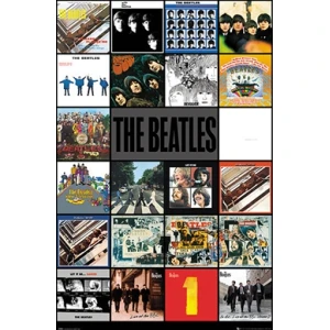 Beatles Albums Poster - 24" x 36"