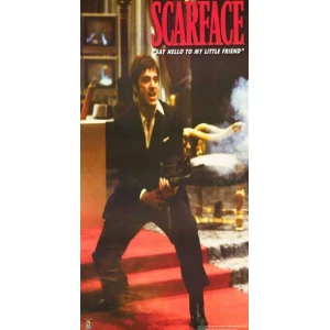Scarface Slim Print Poster - 12" x 36"