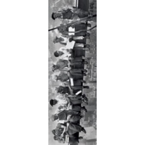 Men on Beam - Lunch on a Skyscraper Door Poster - 21" x 62"