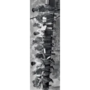 Men on Beam - Lunch on a Skyscraper Door Poster - 21" x 62"