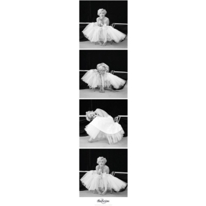 Marilyn Monroe Ballerina Slim Print Poster - 12" x 36"