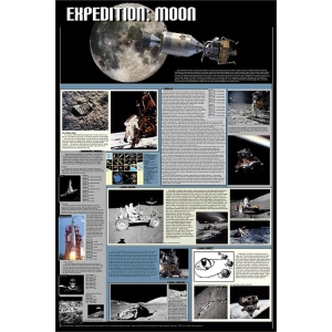 Expedition: Moon Educational Poster 24x36
