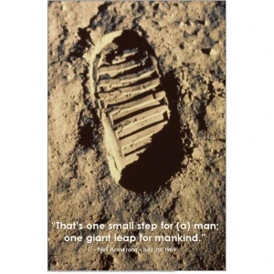 One Small Step Educational Poster 24x36