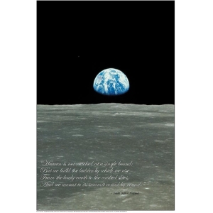 Earthrise Educational Poster 24x36