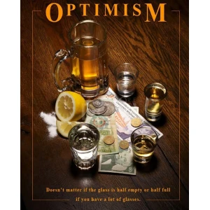 Optimism Poster - 16" x 20"