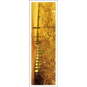 Autumn Leaves Slim Print Poster - 12" x 36"